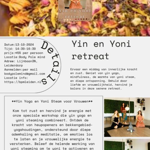 Yin Yoni Retreat Sabske's YoniSteam BPM Flyer